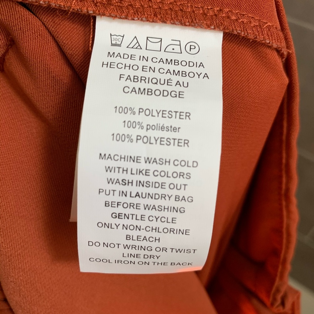 Michael Kors burnt umber cargo pants size M. - Picture 9 of 13